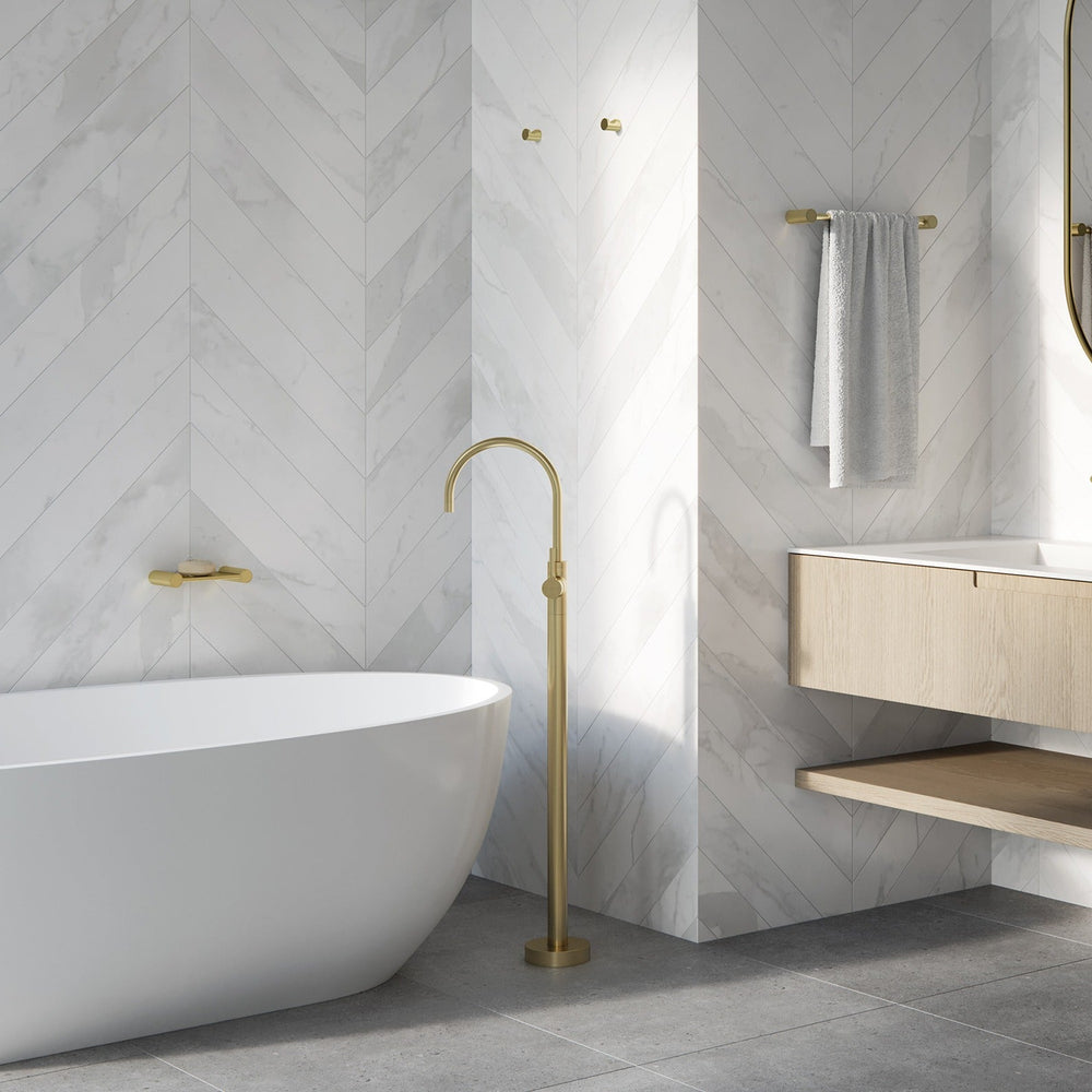 PHOENIX VIVID SLIMLINE SOAP DISH 160MM BRUSHED GOLD