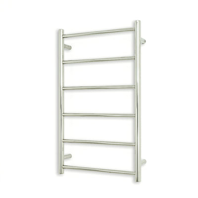 RADIANT HEATING 6-BARS ROUND NON-HEATED TOWEL RAIL CHROME 500MM