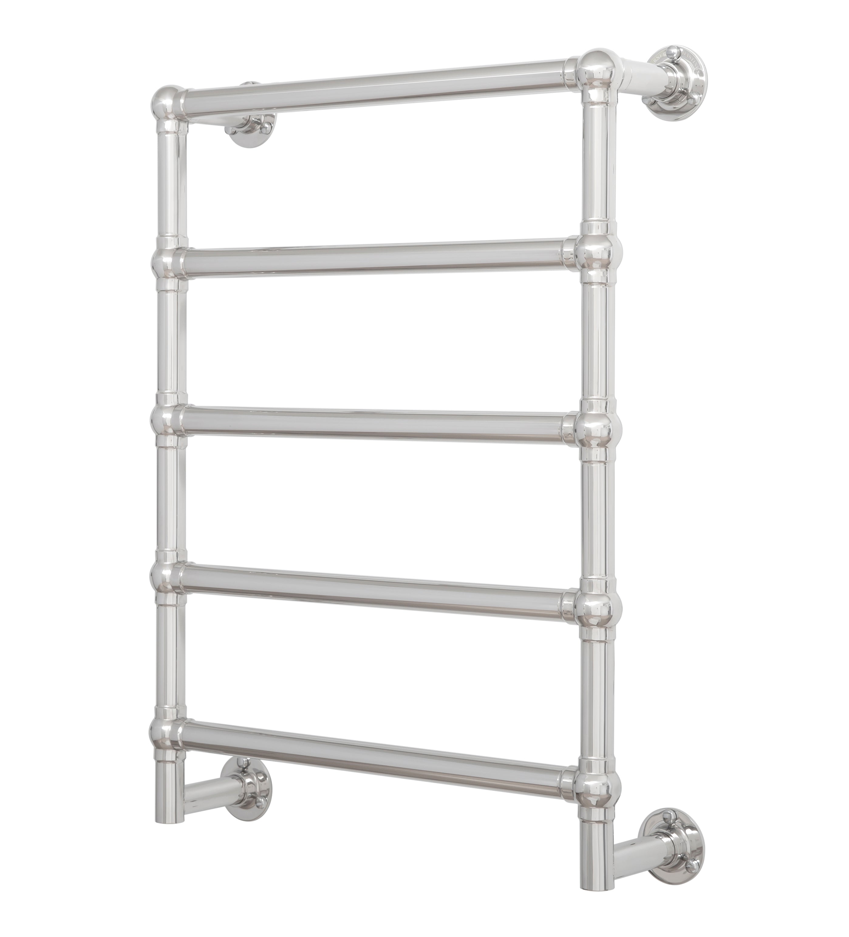 TURNER HASTINGS MAYER LIQUID-FILLED HEATED TOWEL RAIL CHROME 600MM