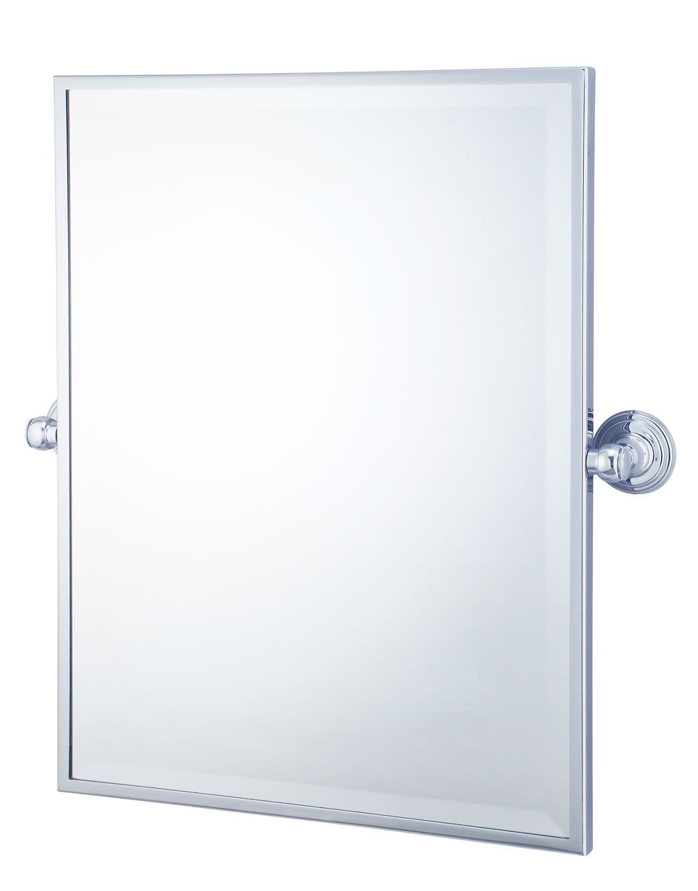 TURNER HASTINGS MAYER FRAMED PIVOT RECTANGULAR MIRROR CHROME 495X610MM