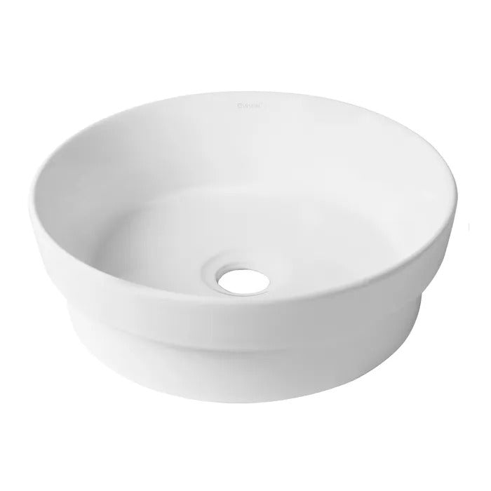 INSPIRE SEMI INSET BASIN MATTE WHITE 360MM