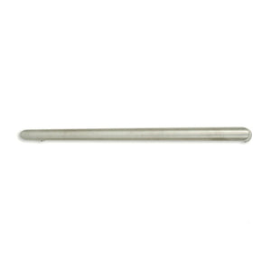 RADIANT HEATING NON-HEATED ROUND SINGLE TOWEL RAIL BRUSHED SATIN 650MM