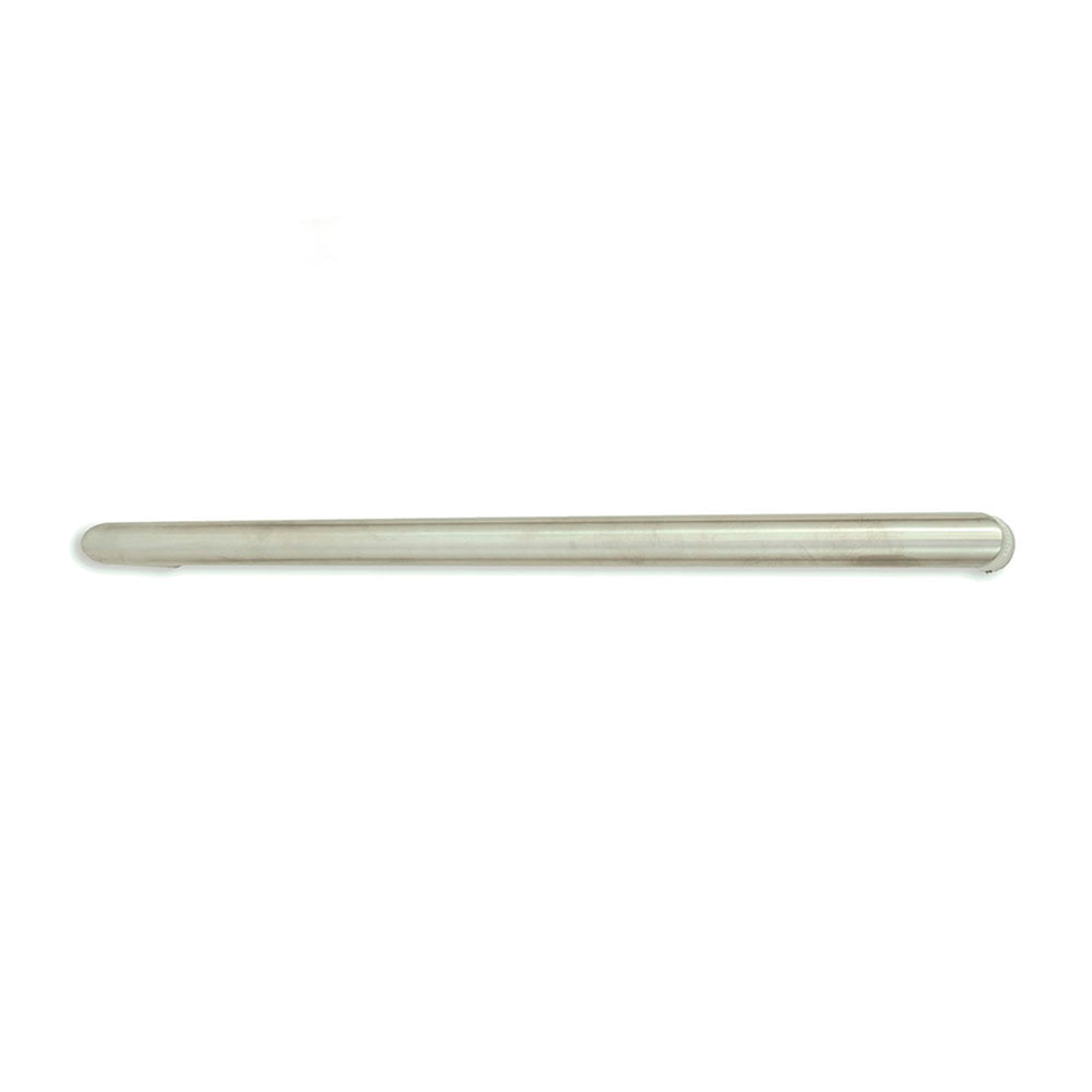 RADIANT HEATING NON-HEATED ROUND SINGLE TOWEL RAIL MIRROR POLISHED 650MM