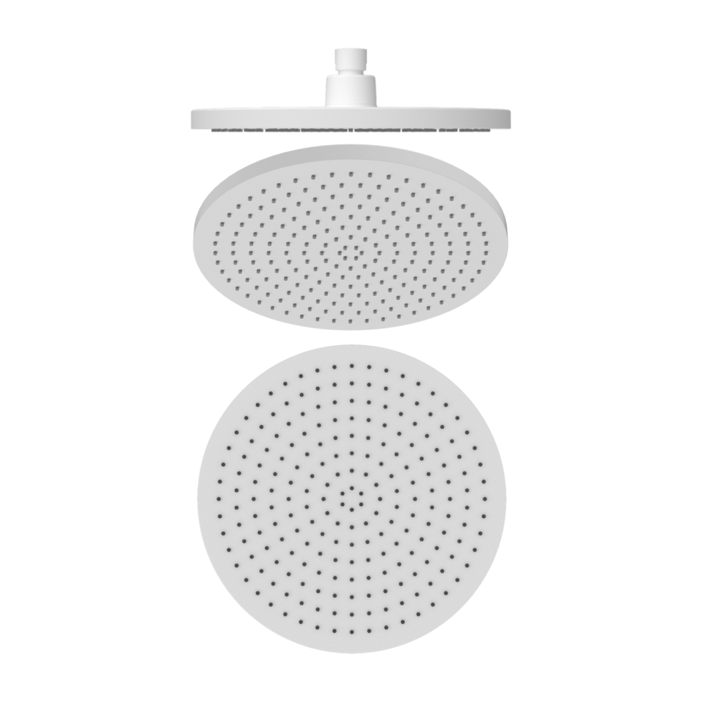 NERO AIR SHOWER HEAD 230MM MATTE WHITE