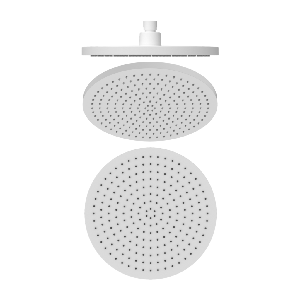 NERO AIR SHOWER HEAD 230MM MATTE WHITE