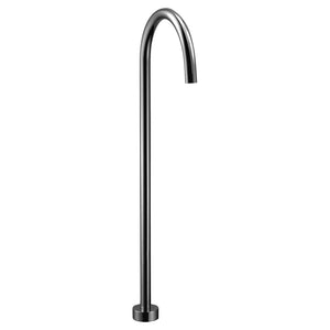 IKON YALE FREESTANDING BATH SPOUT 700MM GUN METAL
