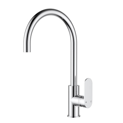 IKON SORA SS GOOSENECK SINK MIXER 397MM CHROME