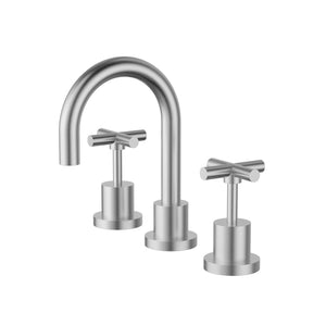 IKON PLNZ BASIN TAP SET 187MM BRUSHED NICKEL