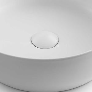 SEIMA SMART POP-OUT BASIN WASTE WITH CERAMIC CAP 32/40MM MATTE WHITE