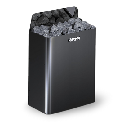 REVEL HARVIA ELECTRONIC BLACK WALL HEATER 6KW - SW60E