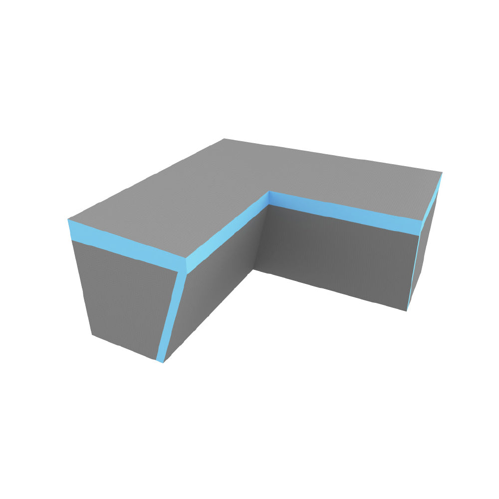 RADIANT HEATING THERMASHEET CORNER SHOWER SEAT 1000X450X470MM