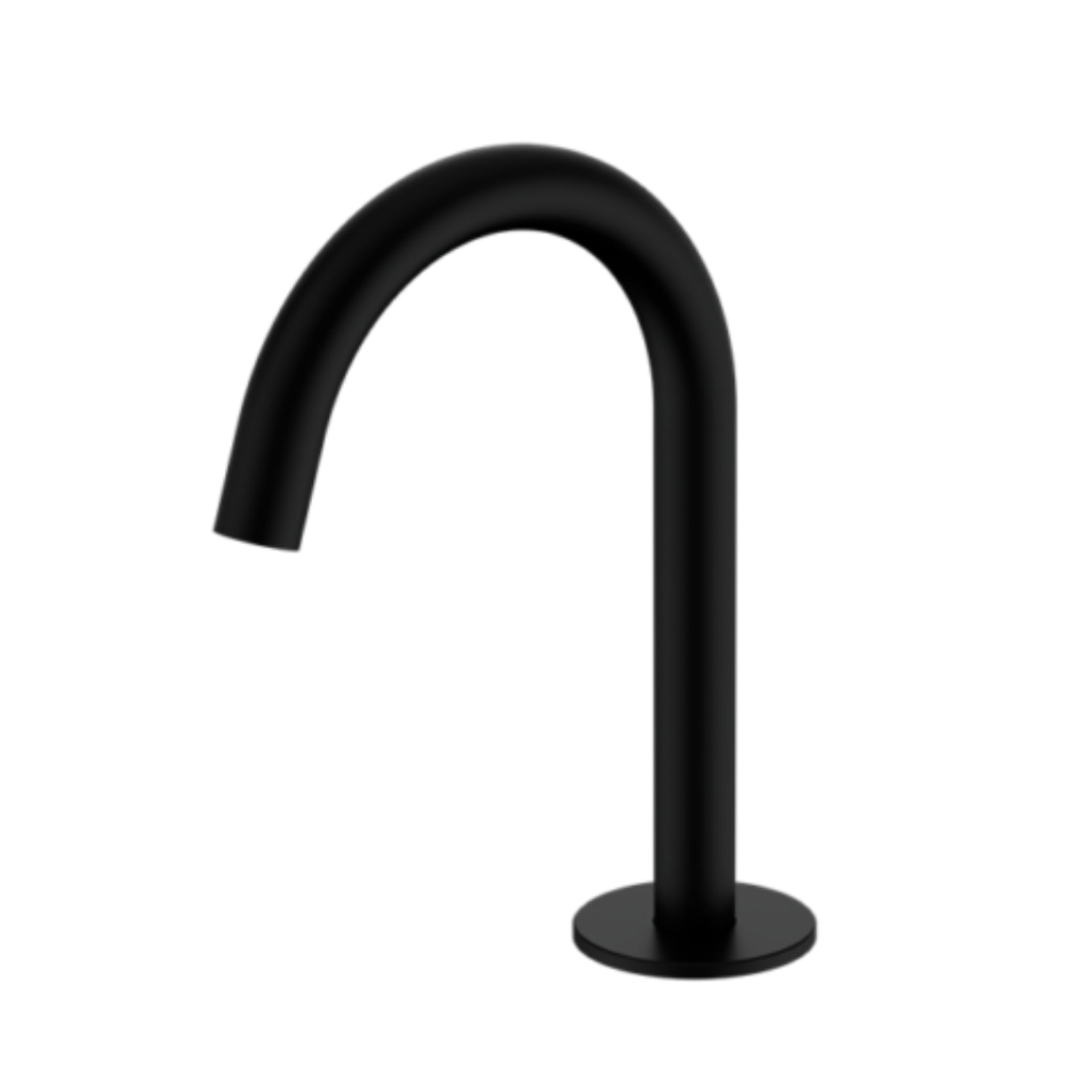 NERO SERENITY BASIN ARC SPOUT 210MM MATTE BLACK