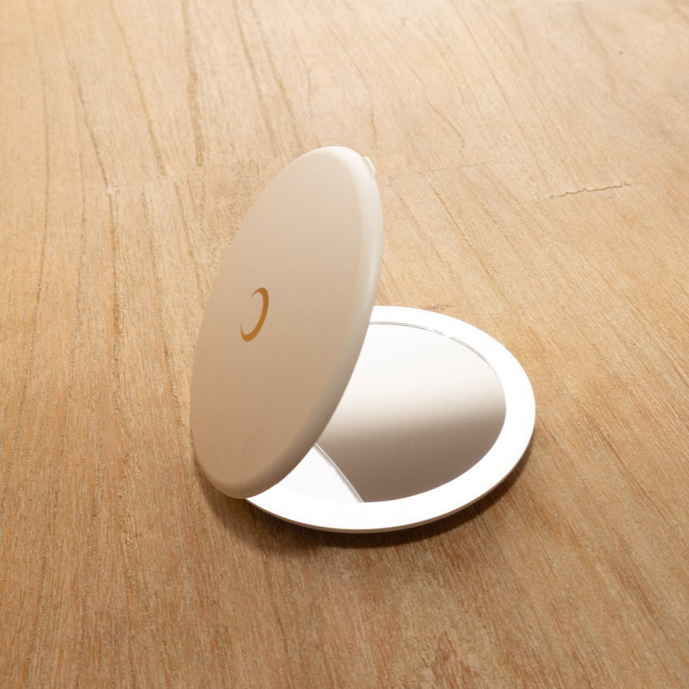 LUNARGLOW LUNA COMPACT LED MIRROR 123X125MM
