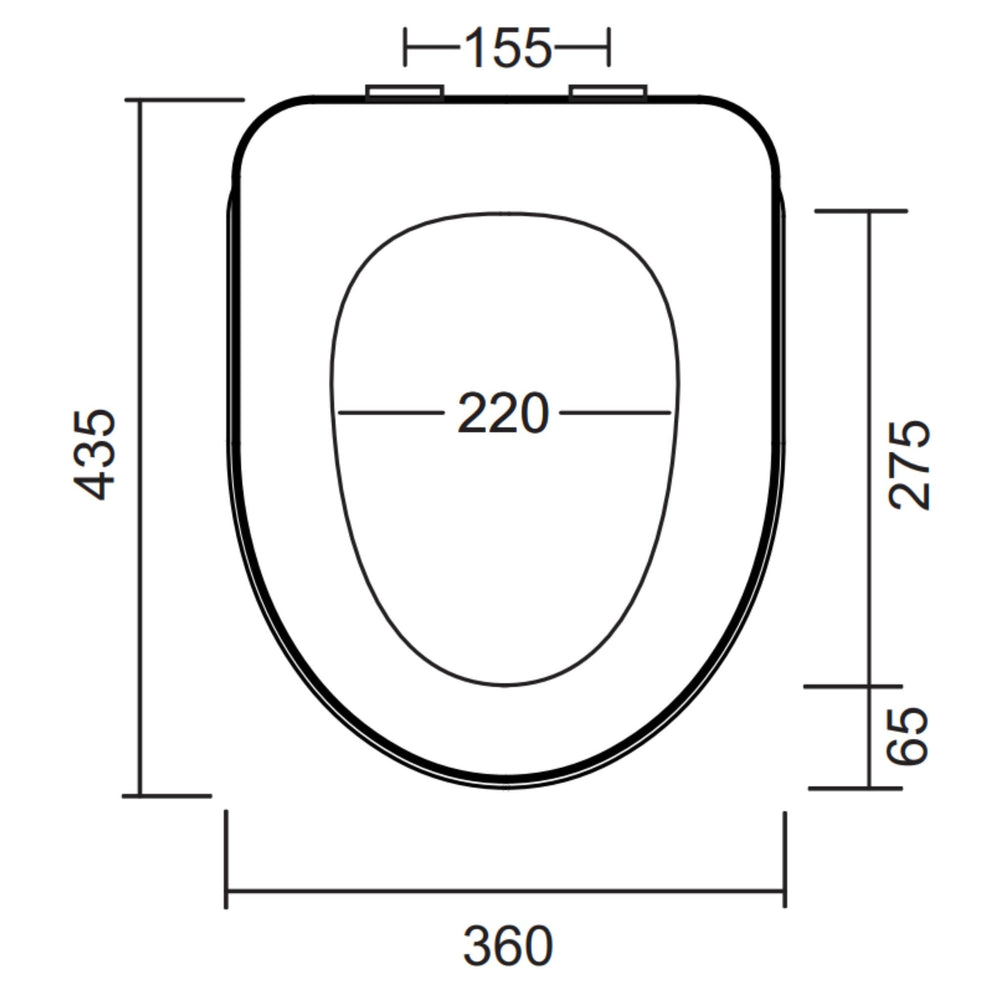 JOHNSON SUISSE DELUXE TOILET SEAT WHITE