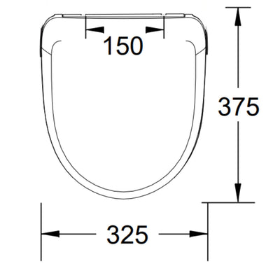 JOHNSON SUISSE EGG JUNIOR TOILET SEAT WHITE