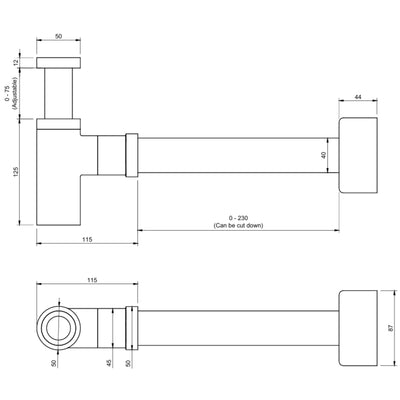 DUROCLASS BOTTLE TRAP CHROME