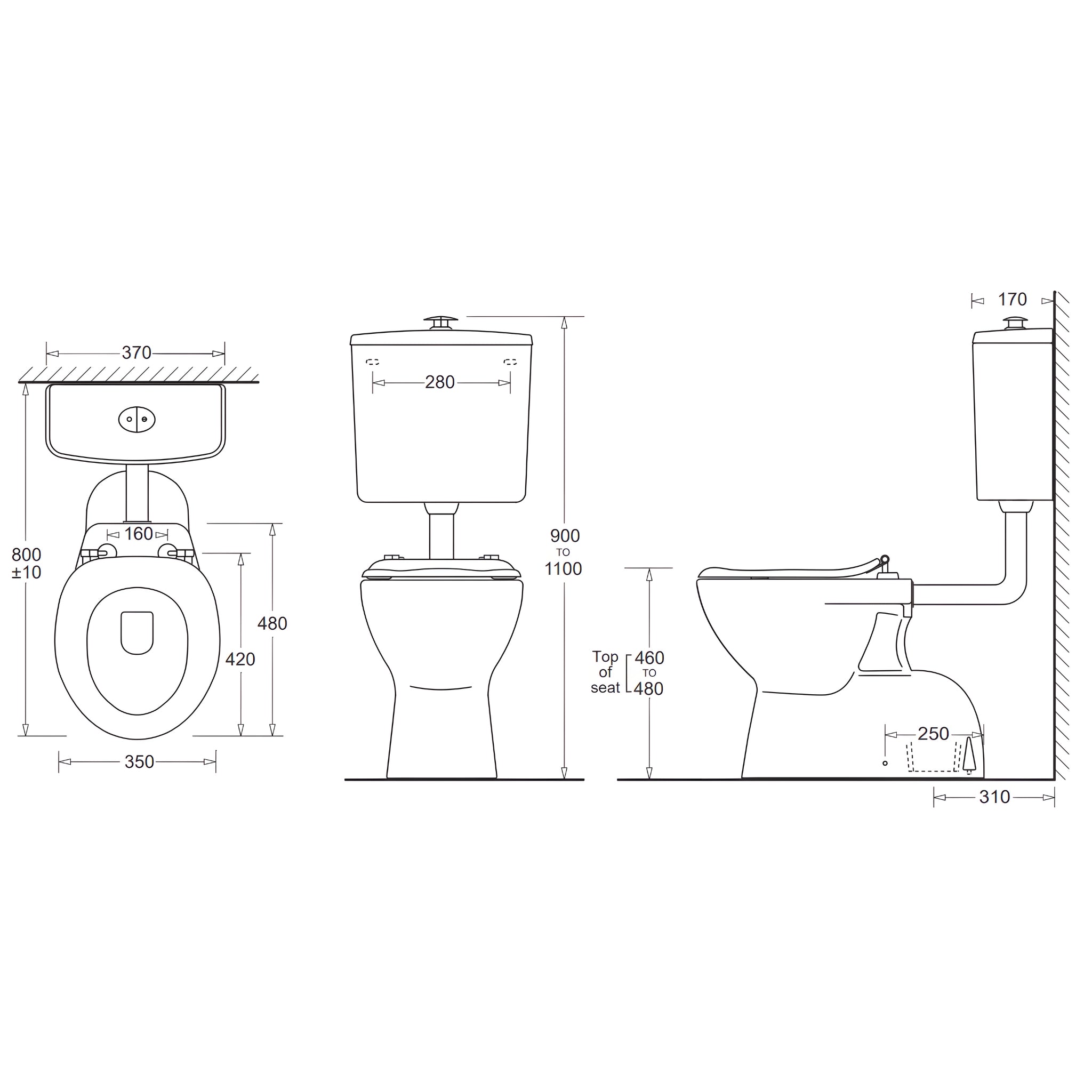 JOHNSON SUISSE PLAZA ASSIST DELUXE CLOSE COUPLE ASSIST BUTTON S TRAP TOILET SUITE WHITE WITH GREY SEAT