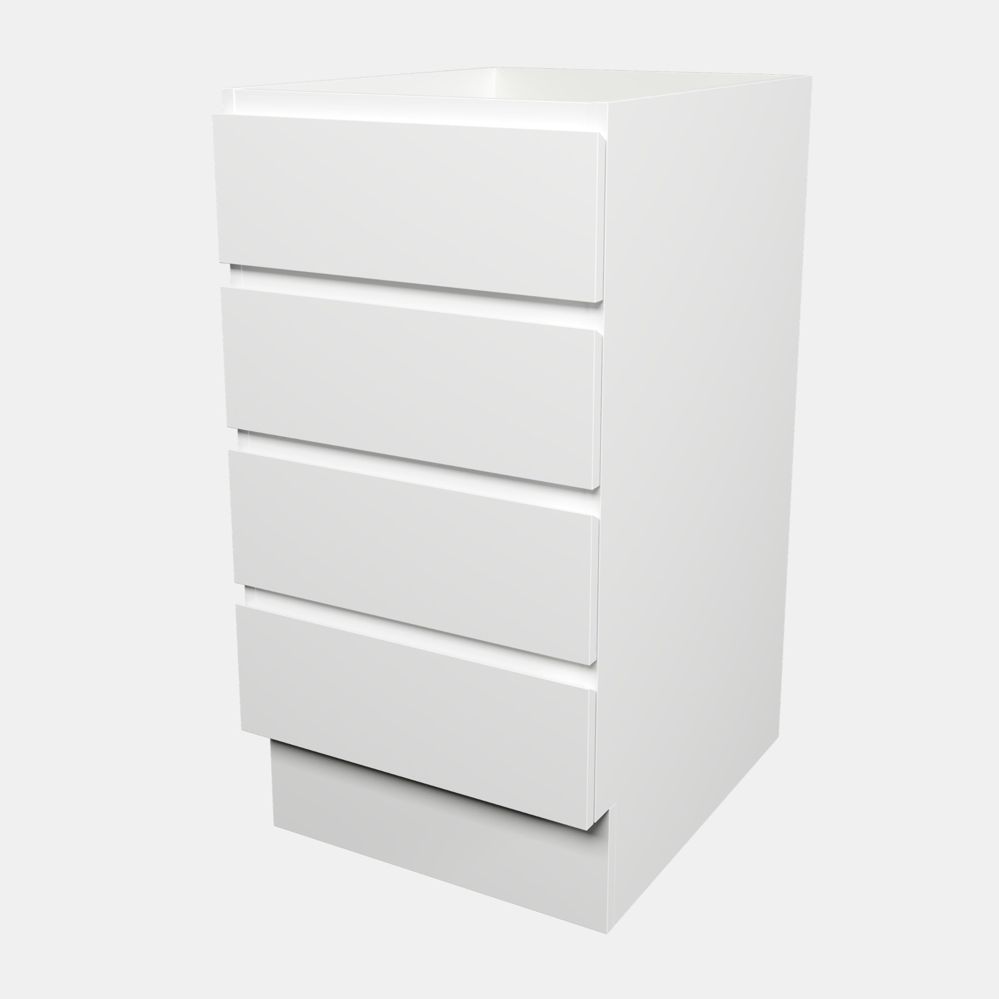 TIMBERLINE CUSTOM LAUNDRY BASE CABINET 450MM WITH 4 DRAWERS