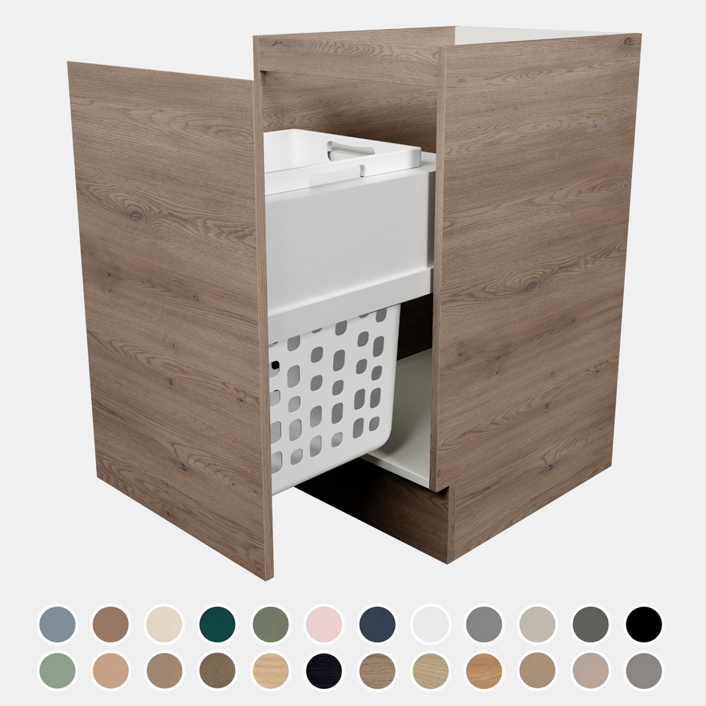 TIMBERLINE CUSTOM LAUNDRY BASE CABINET 450MM WITH PULL-OUT BASKET