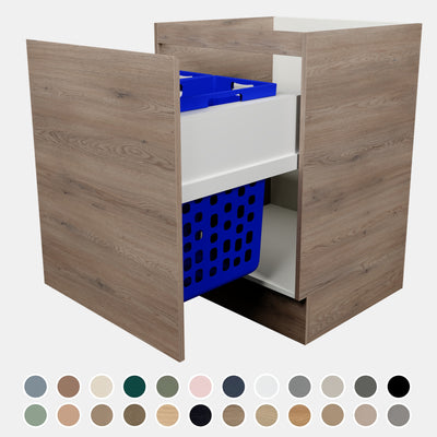 TIMBERLINE CUSTOM LAUNDRY BASE CABINET 600MM WITH TWO PULL-OUT BASKETS
