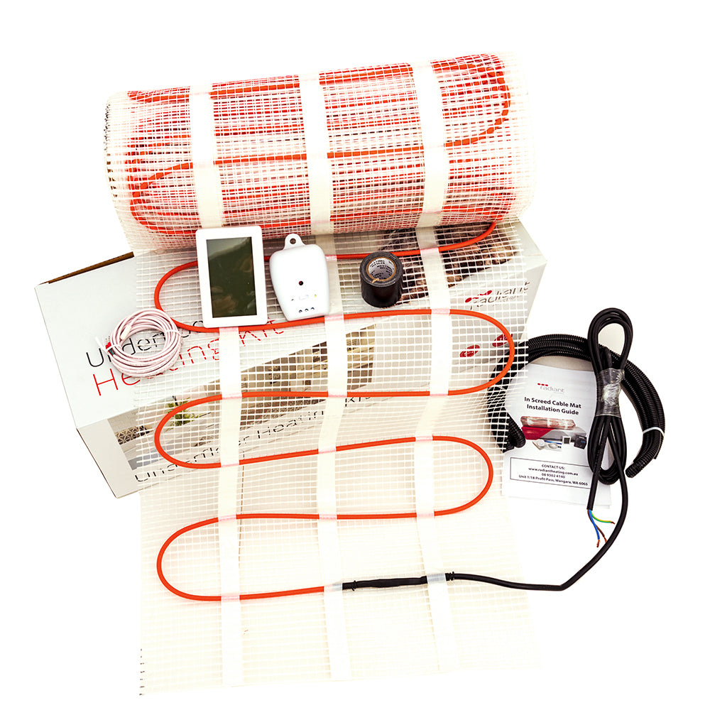 RADIANT HEATING IN SCREED FLOOR HEATING KIT