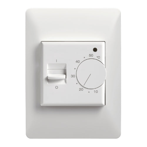 THERMOGROUP THERMOTOUCH MANUAL THERMOSTAT WHITE 115MM
