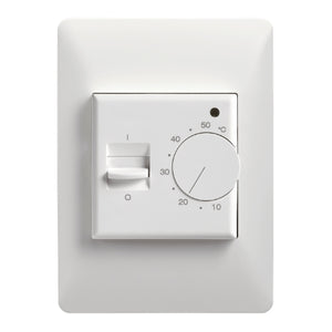THERMOGROUP THERMOTOUCH MANUAL THERMOSTAT WHITE 115MM