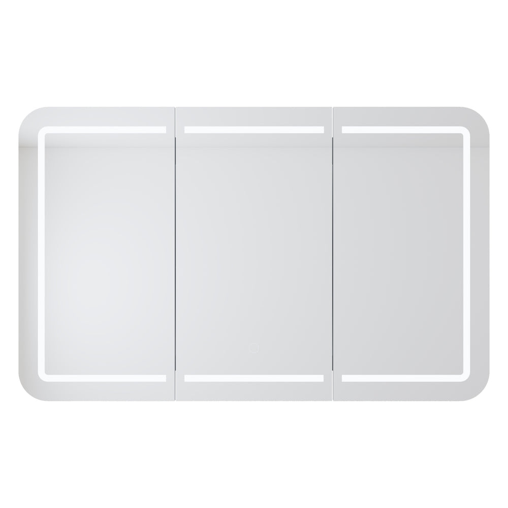 VITO LED PVC MIRROR SHAVING CABINET 1200X750MM