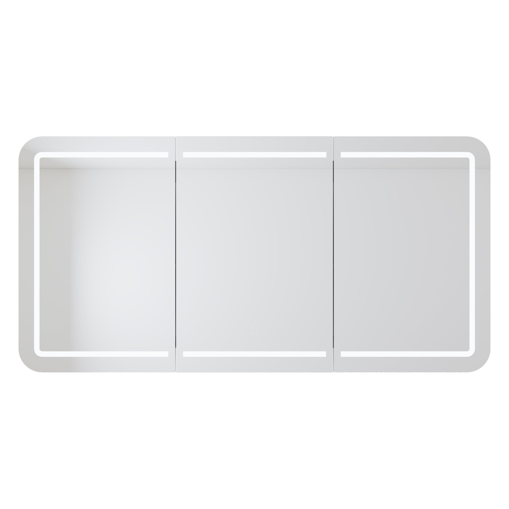 VITO LED PVC MIRROR SHAVING CABINET 1500X750MM