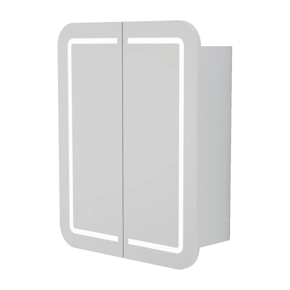 VITO LED PVC MIRROR SHAVING CABINET 600X750MM