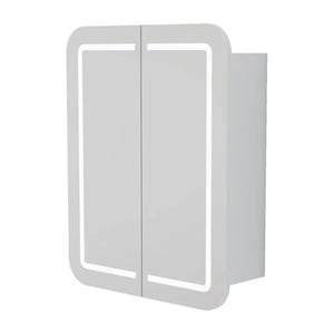 VITO LED PVC MIRROR SHAVING CABINET 600X750MM