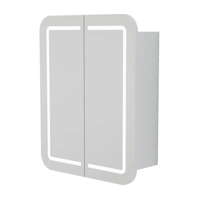 VITO LED PVC MIRROR SHAVING CABINET 600X750MM