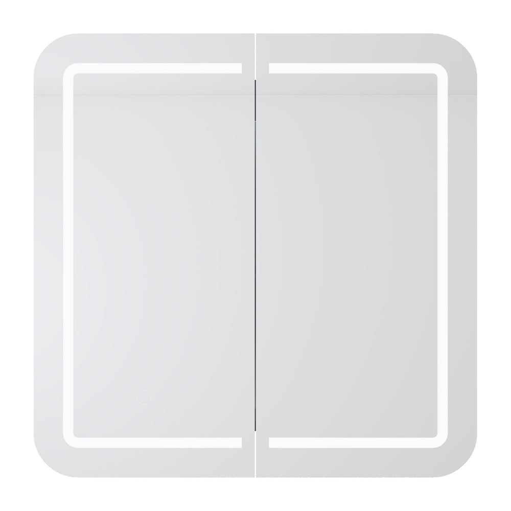 VITO LED PVC MIRROR SHAVING CABINET 750X750MM