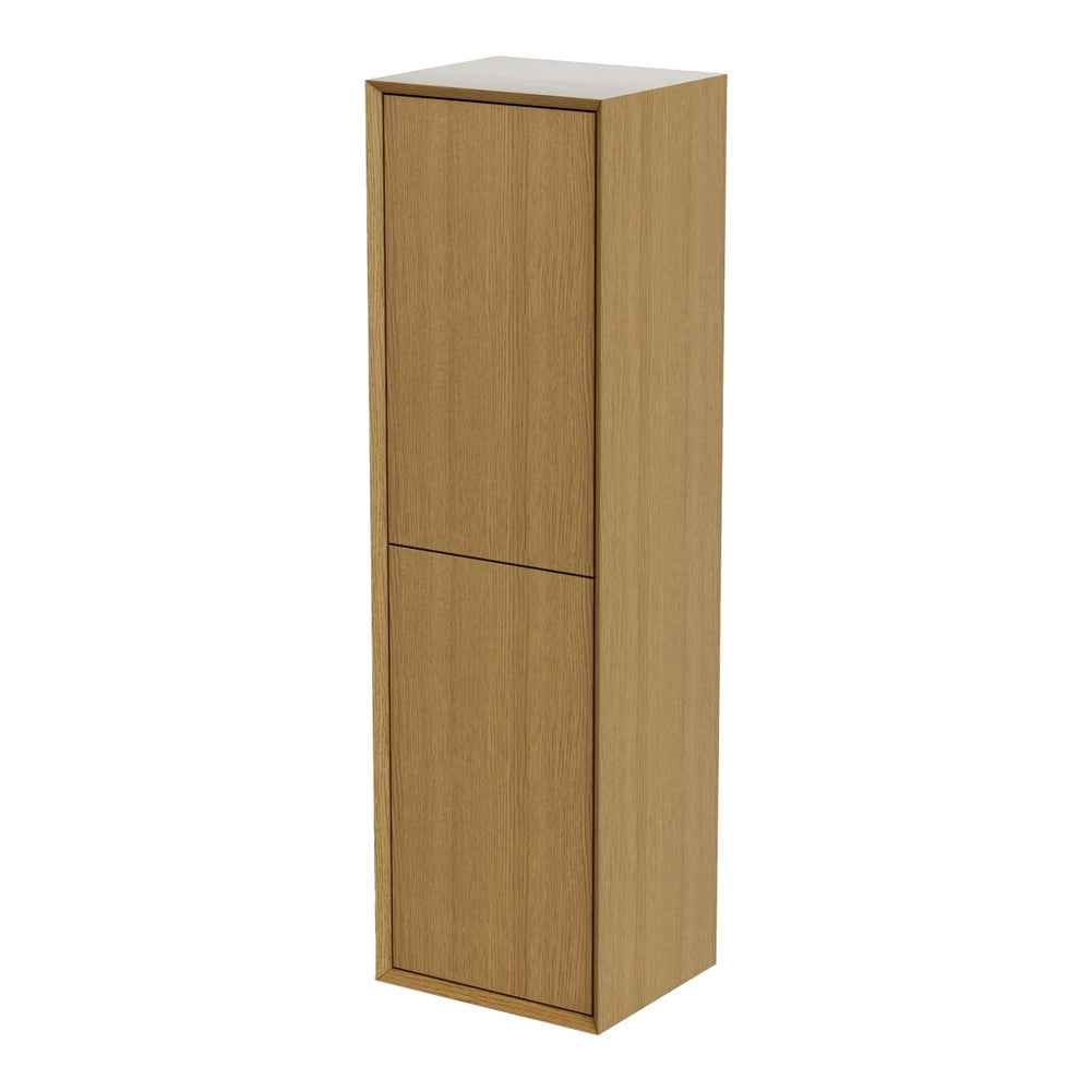VITO WALL HUNG TALL BOY PRIME OAK 350MM X 1200MM