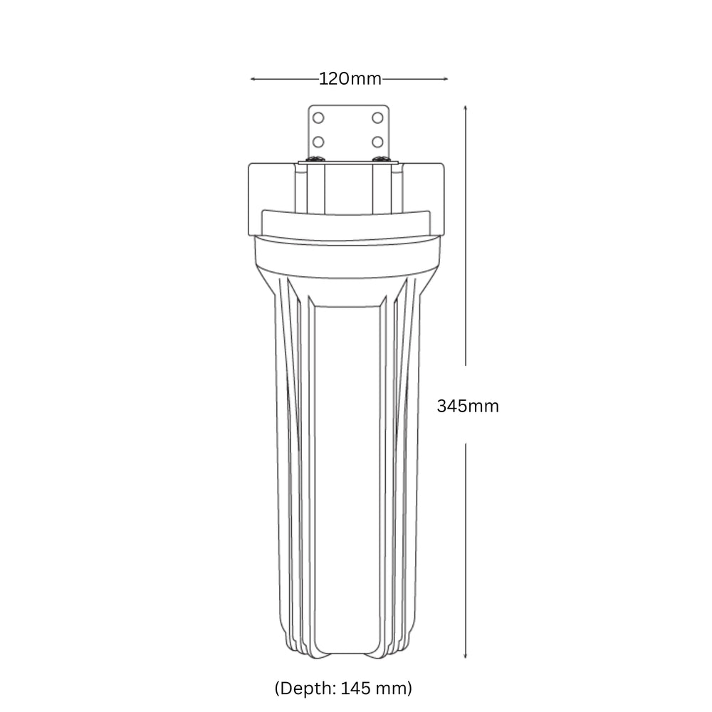 PURETEC WU50 SINGLE WATER FILTER SYSTEM GREY