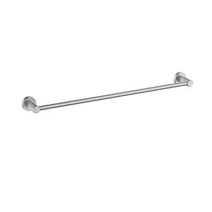 IKON LINIE NON-HEATED SINGLE TOWEL RAIL BRUSHED NICKEL 600MM AND 800MM