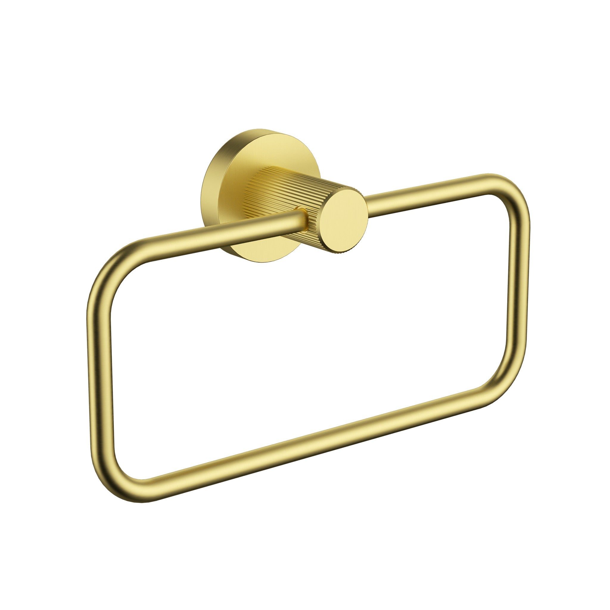 IKON LINIE TOWEL RING 200MM BRUSHED GOLD