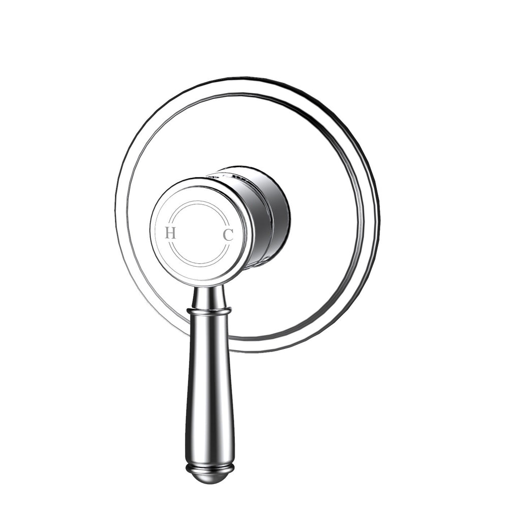 IKON CLASICO LEAD FREE WALL MIXER TRIM KITS WITH ROUGH IN BODY 115MM CHROME