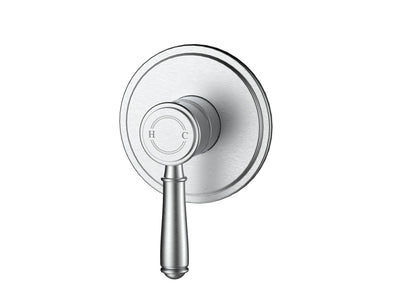 IKON CLASICO WALL MIXER TRIM KITS WITH ROUGH IN BODY 115MM BRUSHED NICKEL