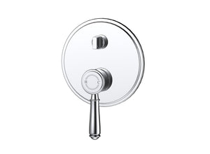 IKON CLASICO LEAD FREE WALL DIVERTER MIXER TRIM KIT WITH ROUGH IN BODY 160MM CHROME