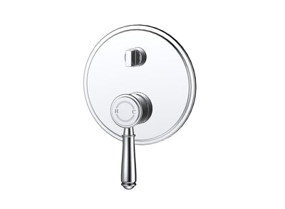 IKON CLASICO LEAD FREE WALL DIVERTER MIXER TRIM KIT WITH ROUGH IN BODY 160MM CHROME