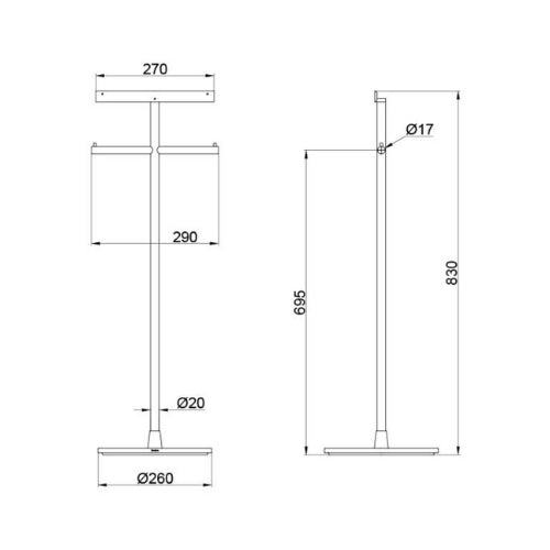 TOTO NEOREST PAPER HOLDER STAND CHROME