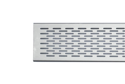 GRATES2GO BRICK PATTERN GRATE AND CHANNEL STAINLESS STEEL 1000MM (CUSTOM AVAILABLE)