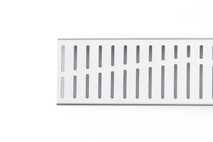 GRATES2GO FLOW PATTERN GRATE AND CHANNEL STAINLESS STEEL 1000MM (CUSTOM AVAILABLE)