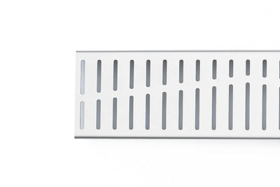 GRATES2GO FLOW PATTERN GRATE AND CHANNEL STAINLESS STEEL 1000MM (CUSTOM AVAILABLE)