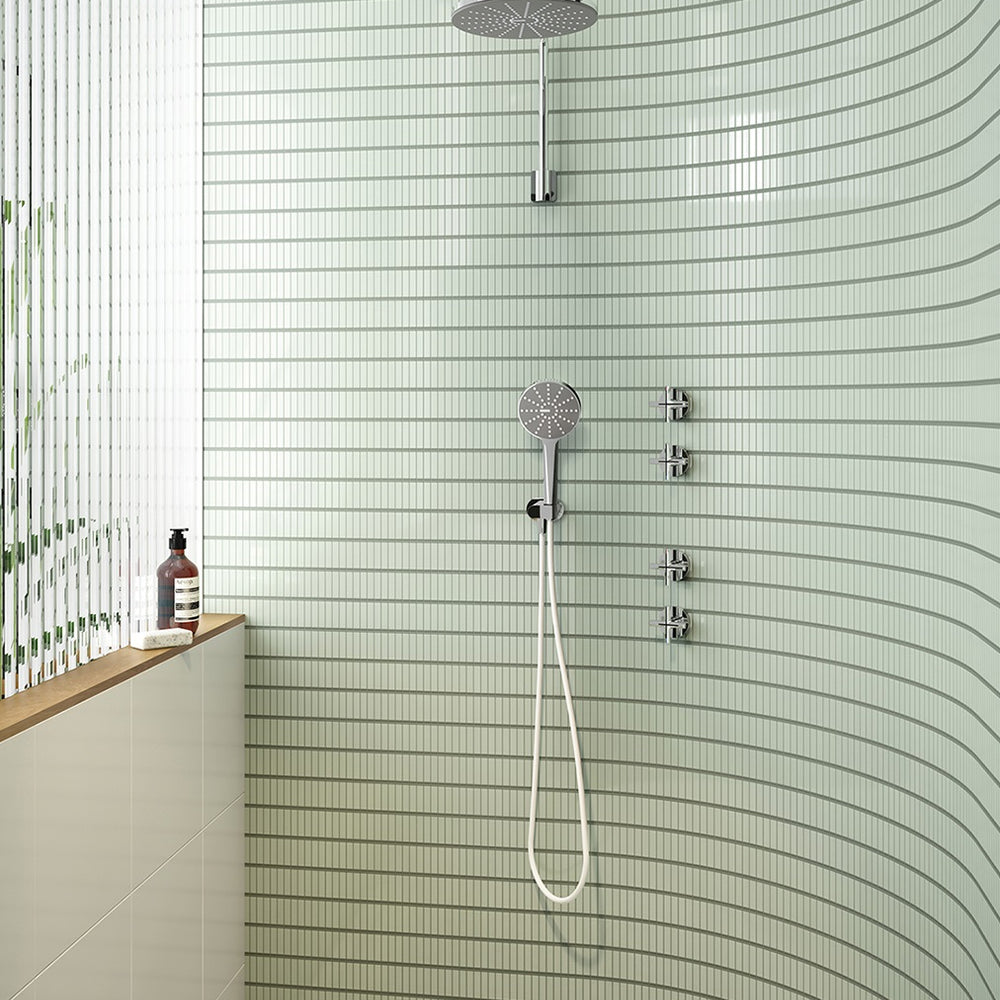 PHOENIX VIVID SLIMLINE LEAD FREE PLUS WALL TOP ASSEMBLIES CHROME