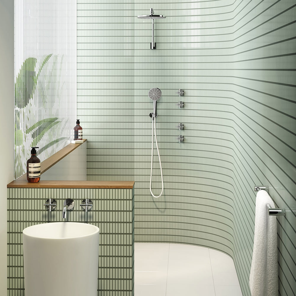 PHOENIX VIVID SLIMLINE LEAD FREE PLUS WALL TOP ASSEMBLIES CHROME