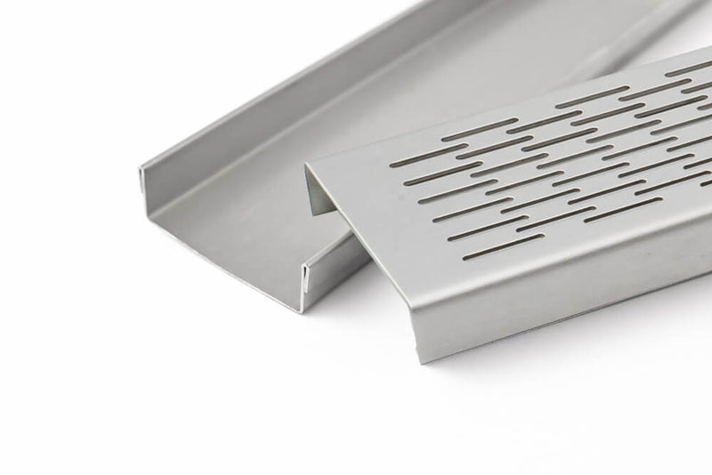 GRATES2GO BRICK PATTERN GRATE AND CHANNEL STAINLESS STEEL 1000MM