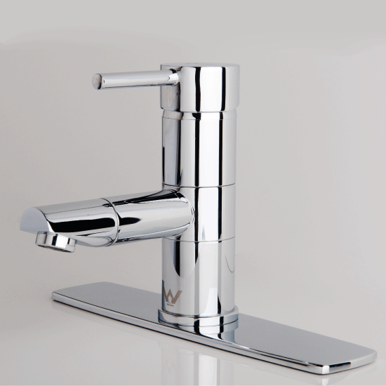 QUOSS BASIN MIXER CHROME