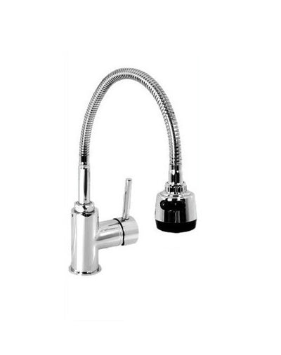 QUOSS GIRAFFE KITCHEN / SINK MIXER WITH FLEXIBLE SPOUT 400MM CHROME
